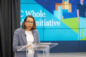 Dr. Sylvia Trent-Adams speaking.