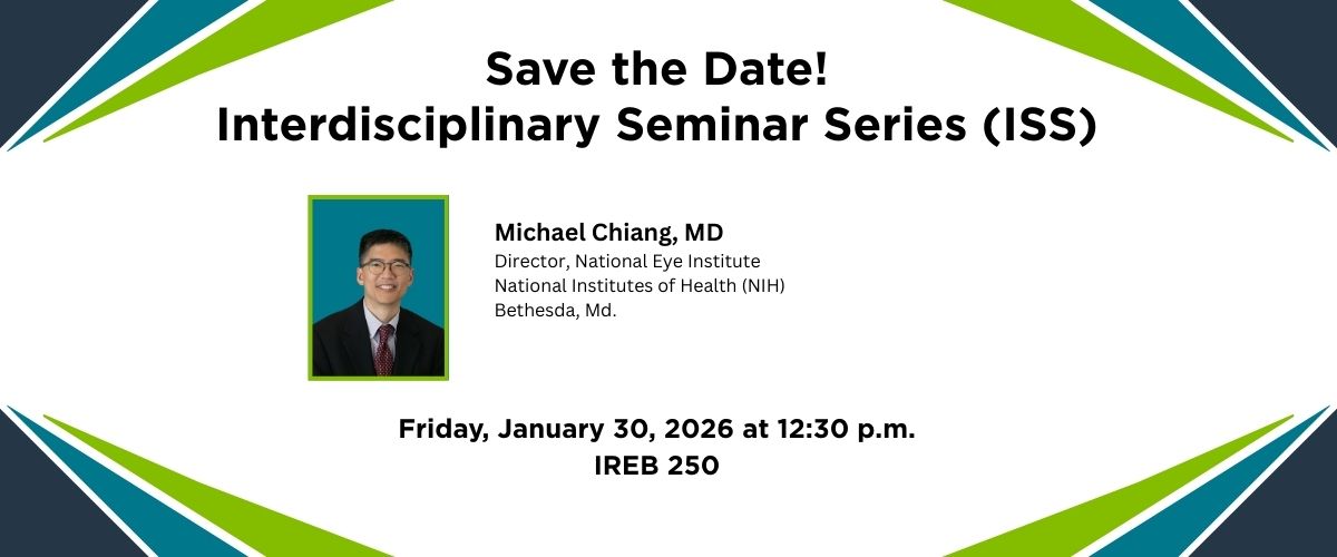 Image of Dr. Michael Chiang - January 2026 ISS speaker