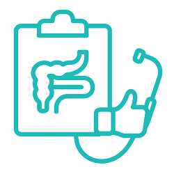 Clipboard with stethoscope icon