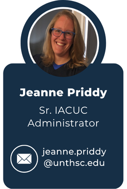 Jeanne Priddy – Sr. IACUC Administrator