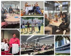 photo collage of student life