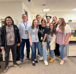 At the end of Testing and Evaluation Services’ Exit Buddy Week, the team holds a reveal party to find out the identities of everyone's secret buddy. Exit Buddy Week occurs during final exams as a way to provide some joy and connection during a very hectic week for the department.